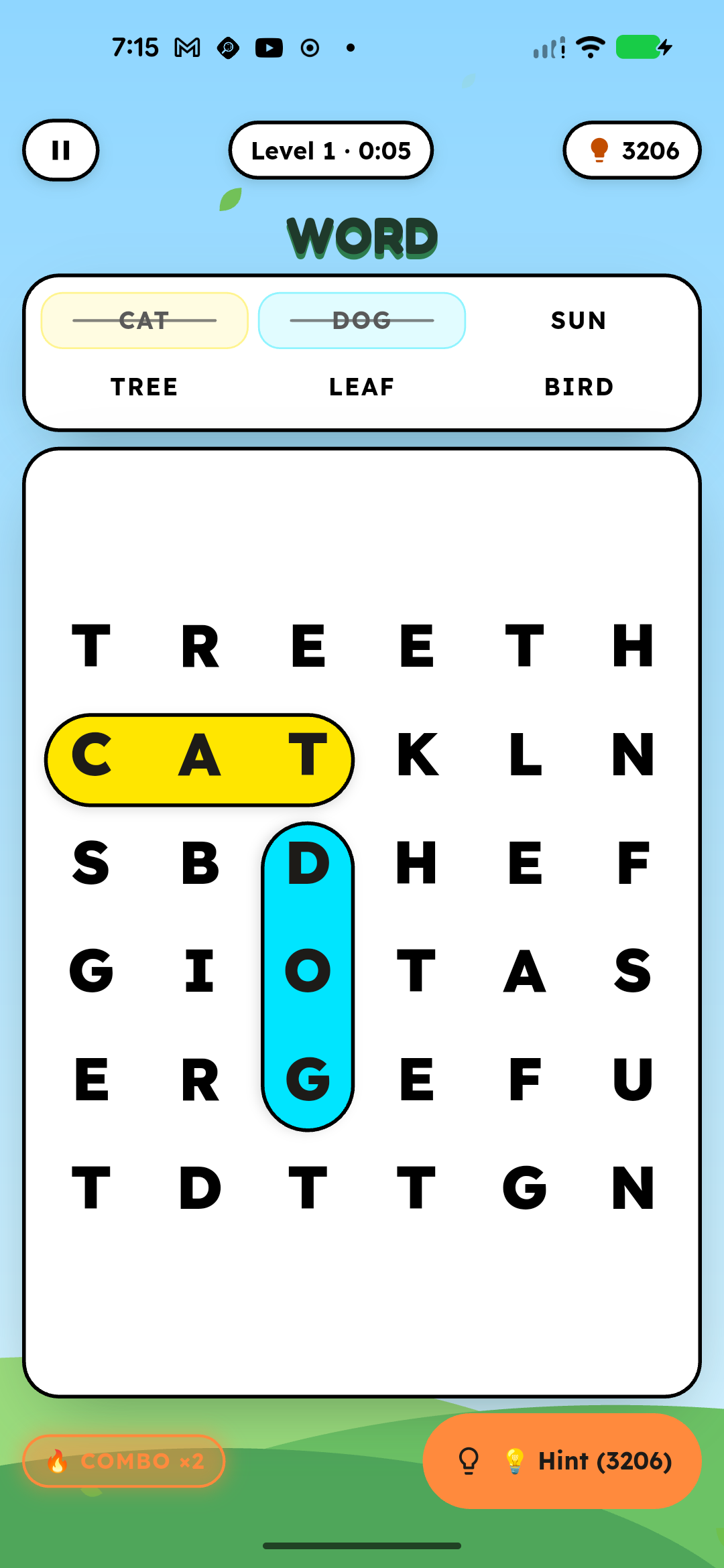 Word Search Worlds Live Gameplay
